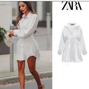 Zara Elegant White Shirt / Dress